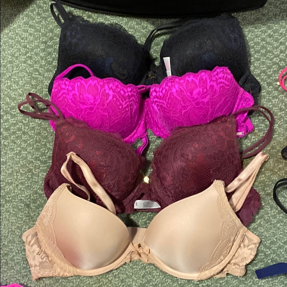 Four Victoria’s Secret Bras size 34B